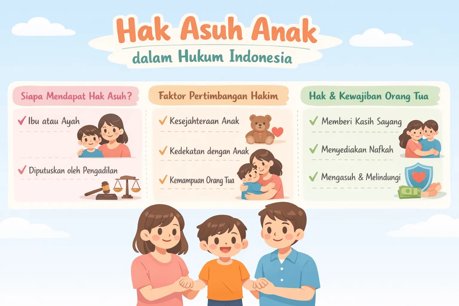 Hak Asuh Anak Jakarta dalam hukum keluarga Indonesia
