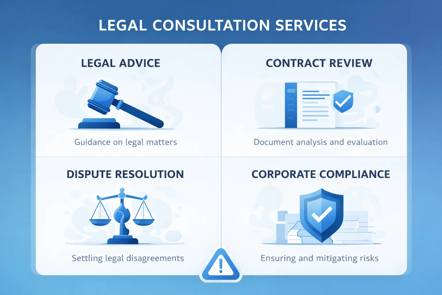 Pengacara Ahli memberikan konsultasi hukum kepada profesional