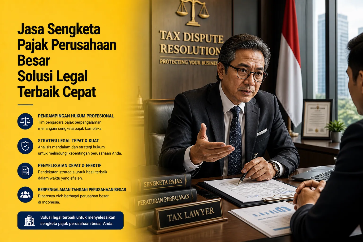 Jasa Sengketa Pajak Perusahaan Besar untuk solusi hukum bisnis