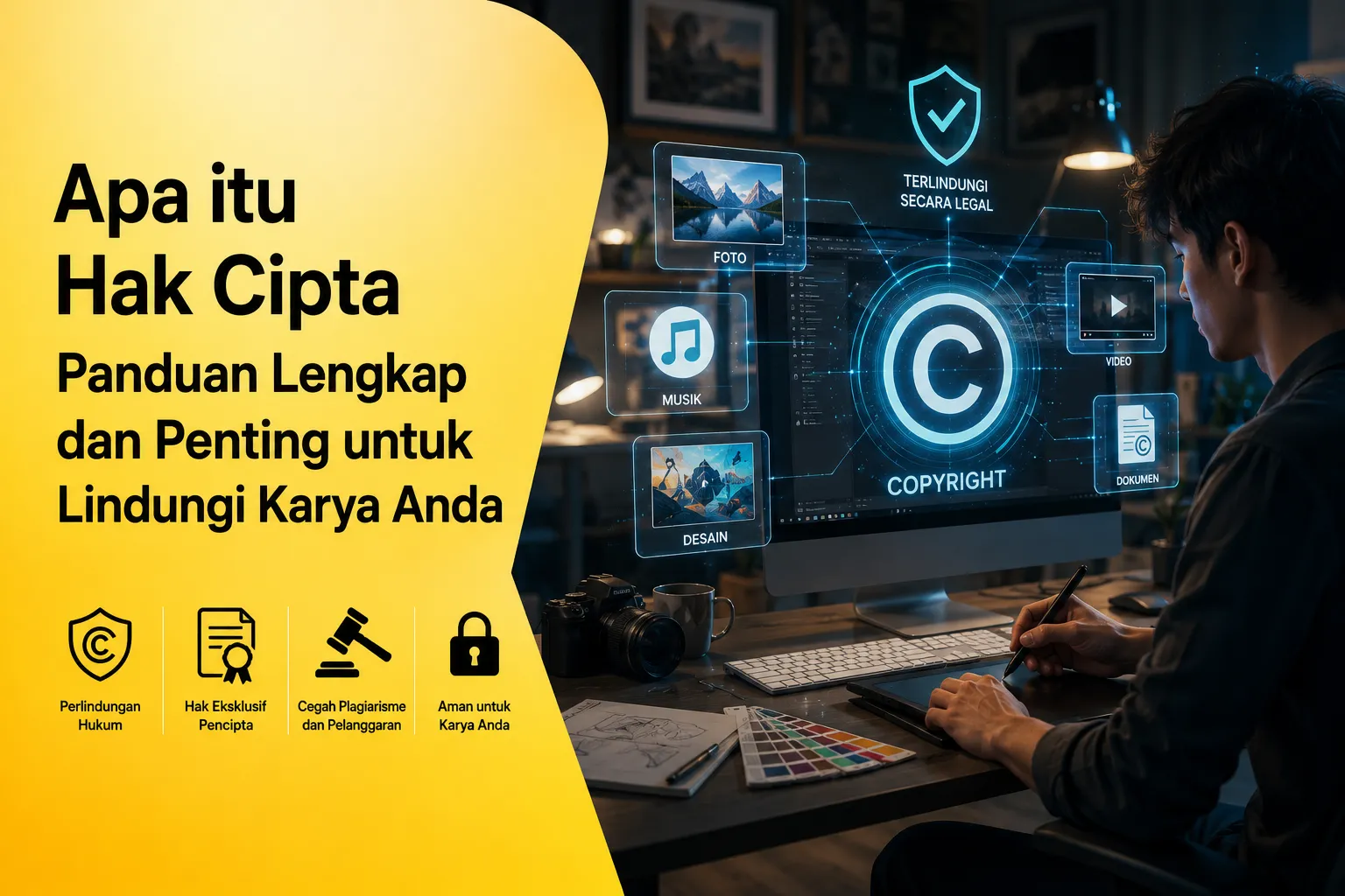 Apa itu hak cipta dalam perlindungan karya digital dan profesional