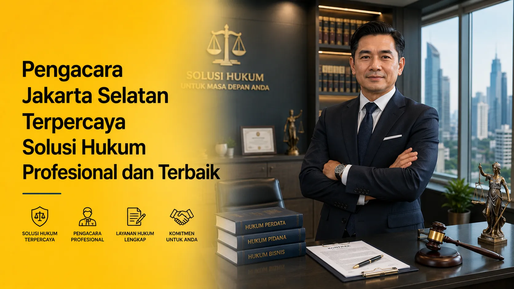 Pengacara Jakarta Selatan memberikan konsultasi hukum profesional