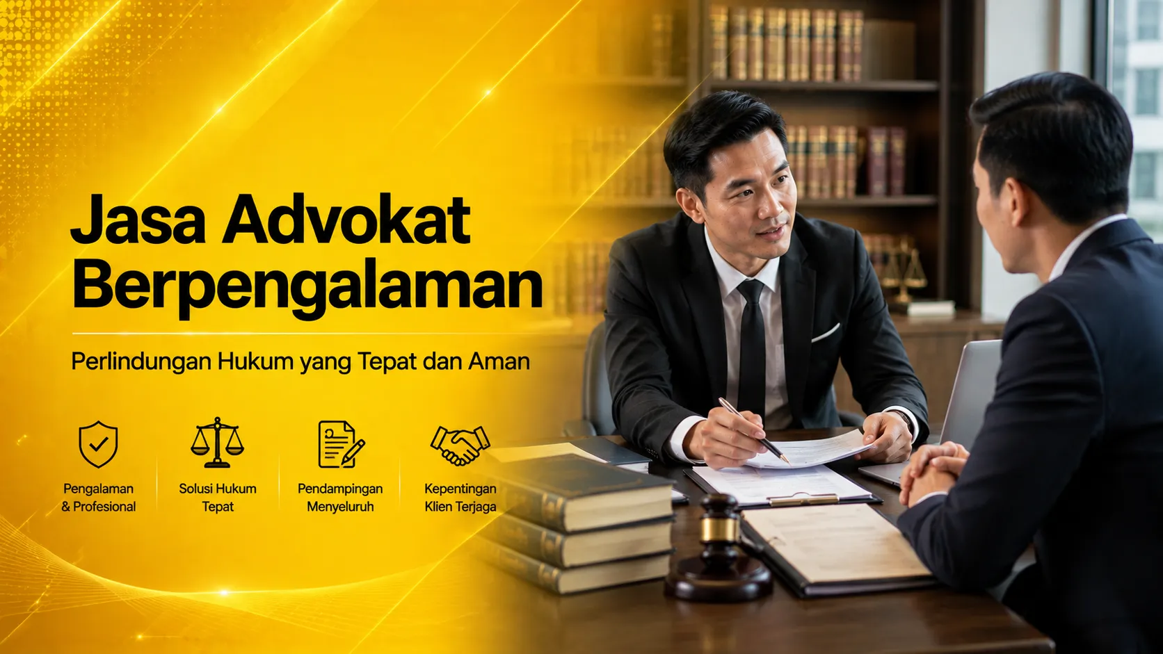 Jasa Advokat Berpengalaman untuk perlindungan dan konsultasi hukum profesional
