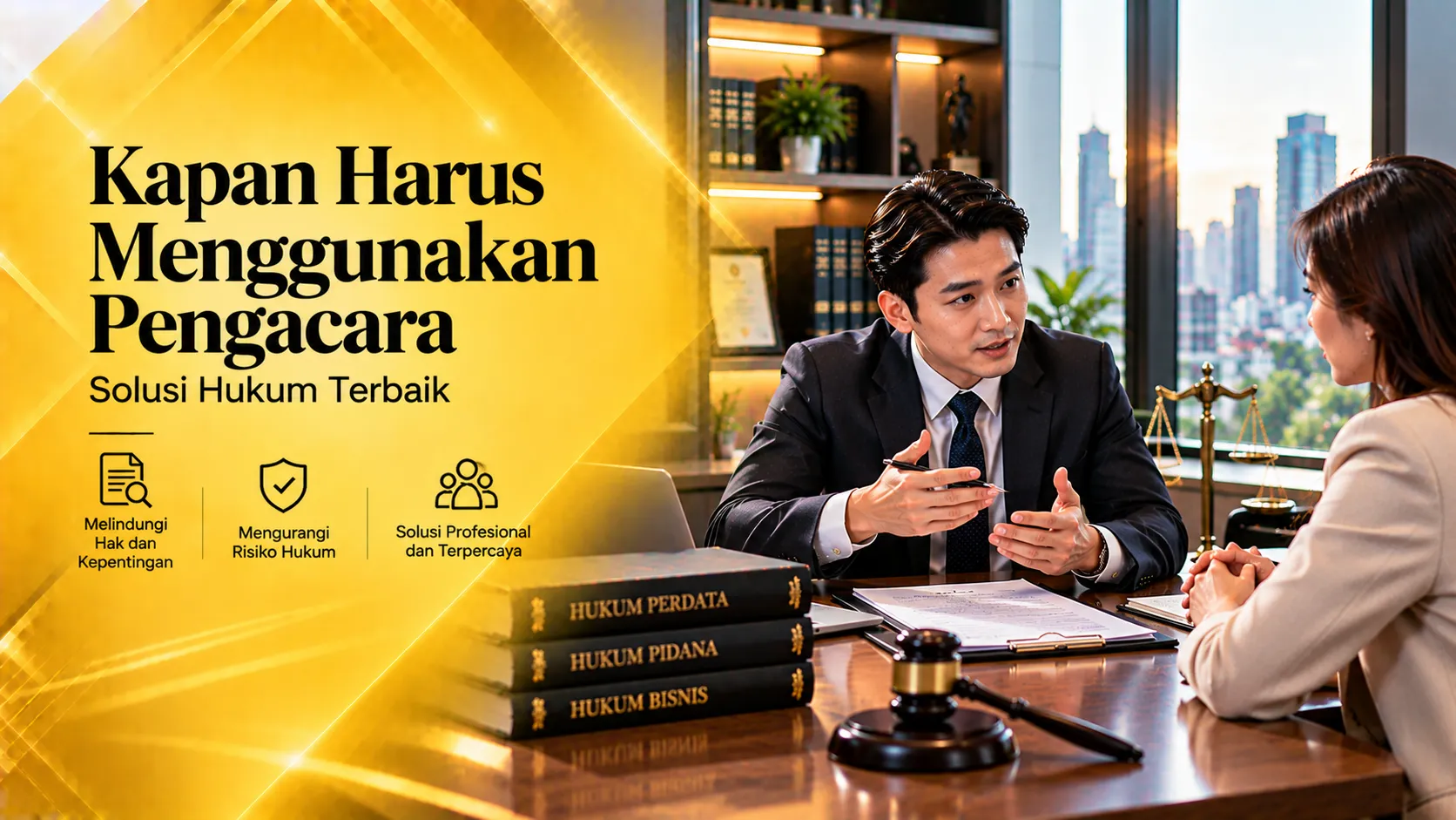 Kapan Harus Menggunakan Pengacara untuk melindungi hak dan kepentingan hukum