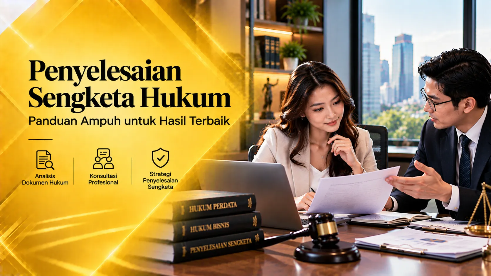 Penyelesaian sengketa hukum melalui konsultasi dan analisis dokumen hukum